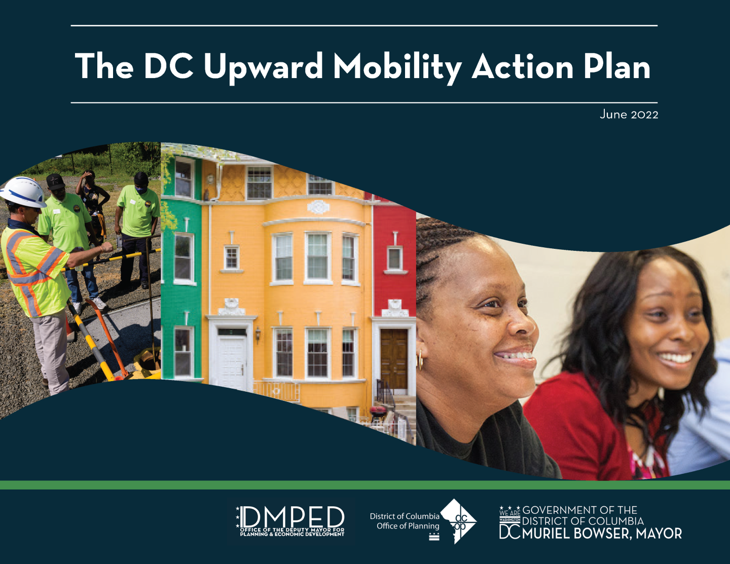 Cover image of the DC Upward Mobility Action Plan